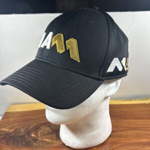 TaylorMade Men's Black Golf IAM Adjustable Strap Hat M1 & M2 Logos EUC‎